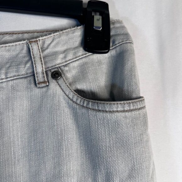 J Jill Light Grayish Slim Leg Stretch Basic Petite Denim Jeans Size 8 - Picture 7 of 11